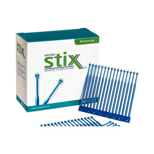 Microbrush STIX64B MicroStix Adhesive Tip Dental Applicators Original Hold 64/Pk Microbrush STIX64B MicroStix Adhesive Tip Dental Applicators Original Hold 64/Pk